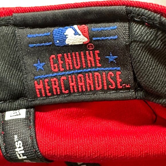 New Era 9Fifity Philadelphia Phillies Hat MLB Snapback Spell Out Vintage Cap NWT - Picture 7 of 10